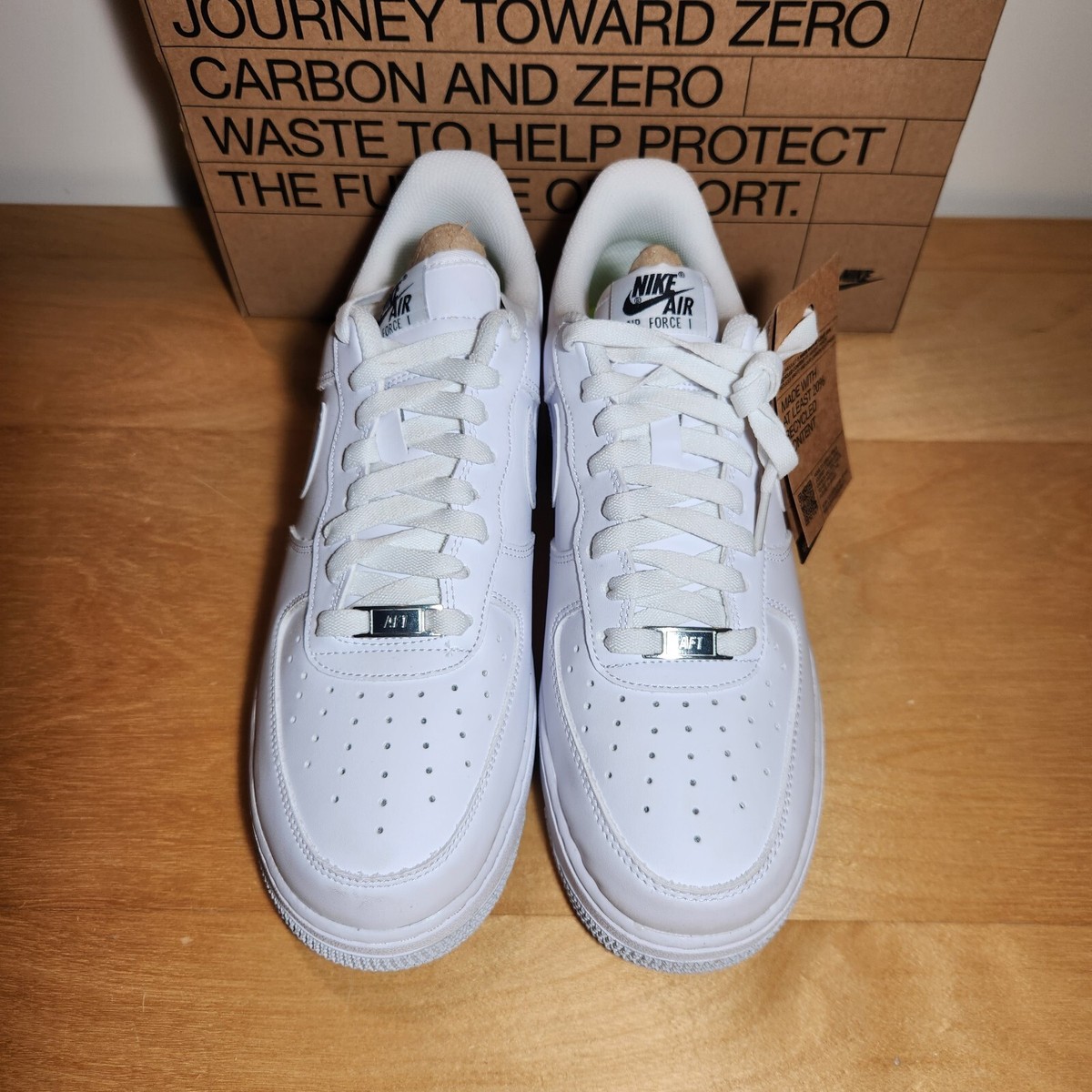 Women 11 / Men 9.5 - Nike Air Force 1 Low Next Nature Triple Women 11 / Men 9.5 - Nike Air Force 1 Low Next Nature Triple