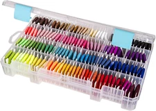 4006AB Medium Solutions Box with Dividers, Art & Craft Organizer, [1] Plastic St