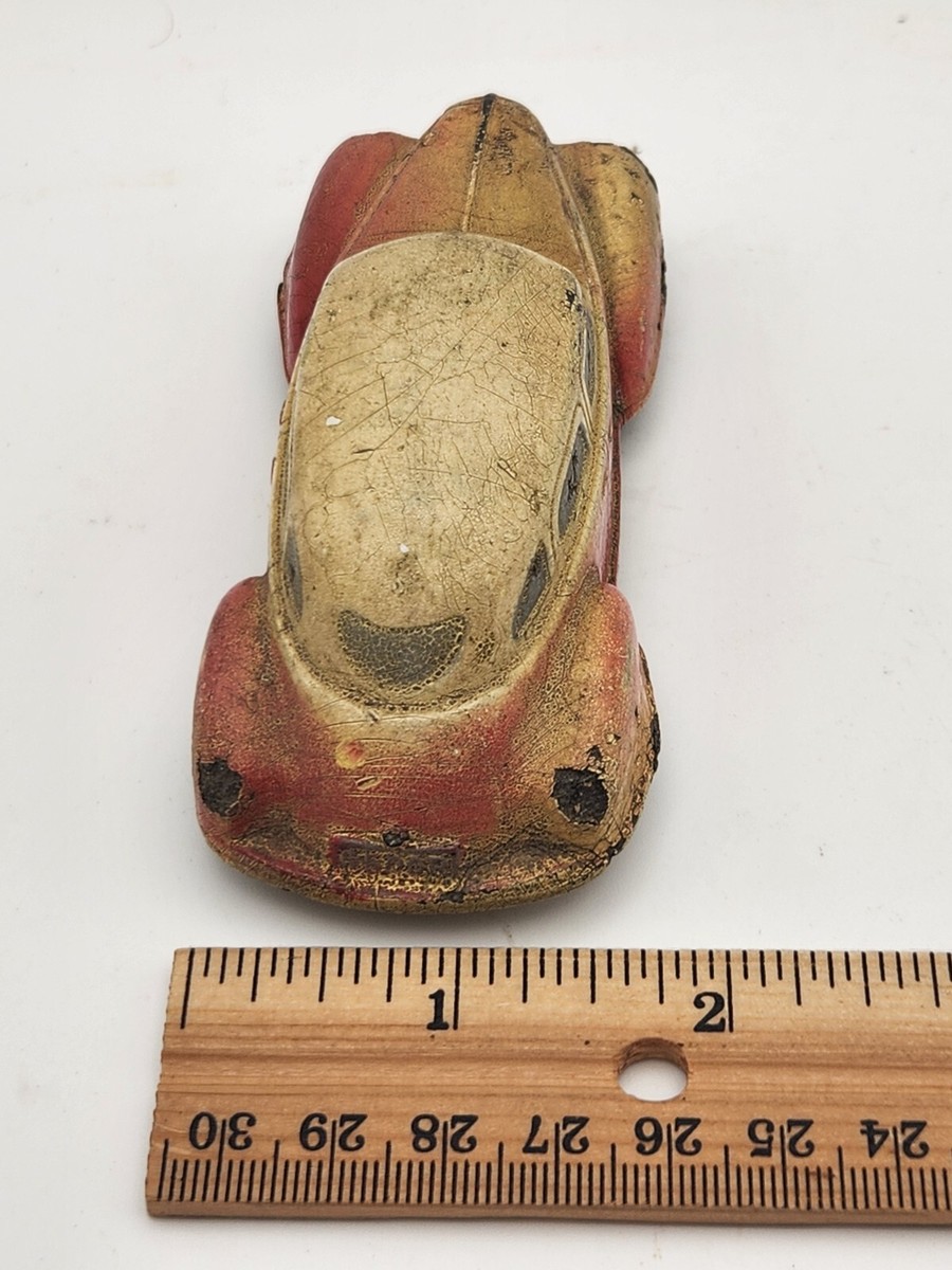 Vintage 1940s Sun Rubber Toy Car. All Original. | eBay