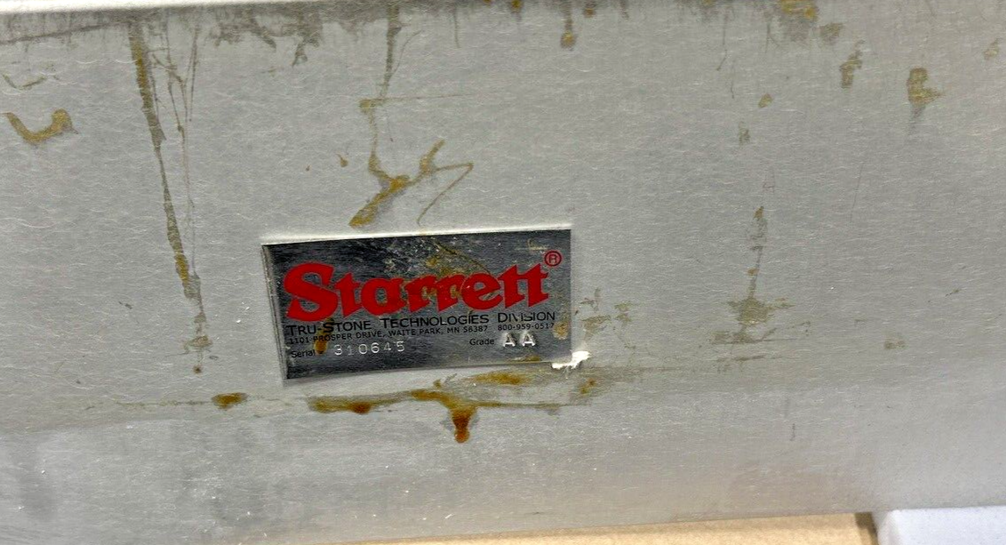 Starrett Crystal Pink Surface Plate Grade AALaboratory 18" x 24" x 6" eBay