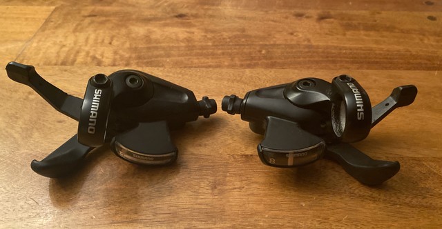 shimano 8 speed shifters mountain bike
