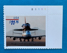 US Stamps Scott 3262 1998 11.75 Exp Mail Piggyback Space Shuttle with plt Mint