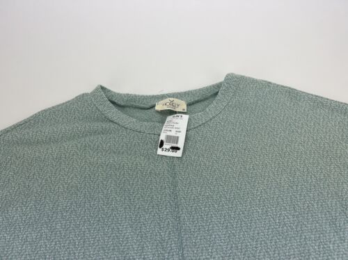 Hopely Brand Boutique Mint Short Sleeve Oversized Sweater Women’s Size M NWT - Picture 2 of 7