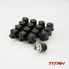 16X OE passend für 1/2 UNF Flachsitz Radmuttern passend für Jaguar XJ Serie X300 Original Legierungen