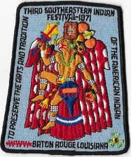 eX1971-1 Quinipissa Lodge 479 1971 Southeastern Indian Festival Boy Scouts BSA