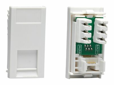 Varilight DRJ11W DataGrid weiß RJ11 Modul (1 DataGrid Space)