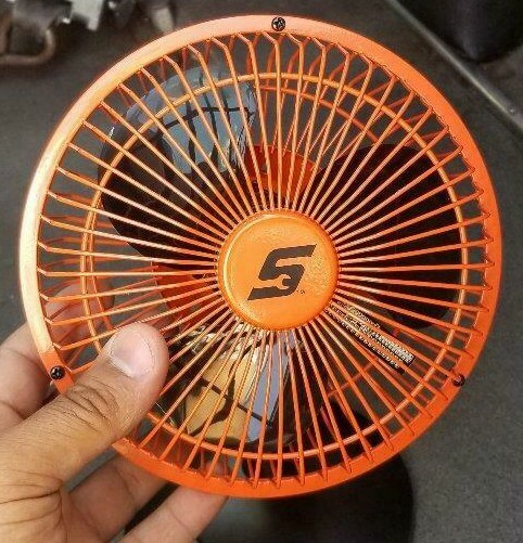 snap on tools work mini strong flow fan USB or wall plug 2 speed