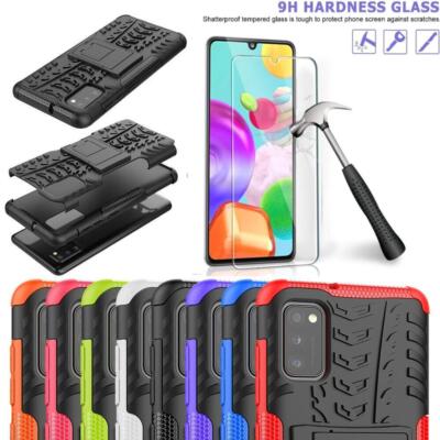 Stoßfeste Handyhülle für Samsung A32 A12 A21S A42 A02S A52 A22 + Displayglas