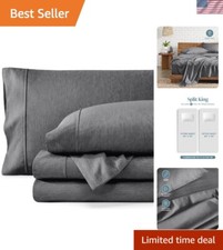 Split King Bed Sheet Set - 5-Piece 1800 Thread Count Soft Microfiber Essentials