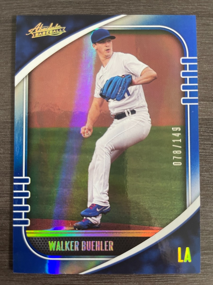 2021 Panini Absolute Walker Buehler Blue Foil SP #56 LA