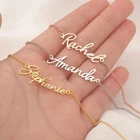 Personalized Custom Name Bracelet Women Stainless Steel Handmade Jewelry Gifts