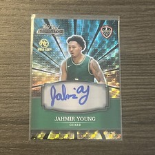2021-22 Wild Card Alumination Auto Teal Gold Mosaic #ABC-A Jahmir Young /25