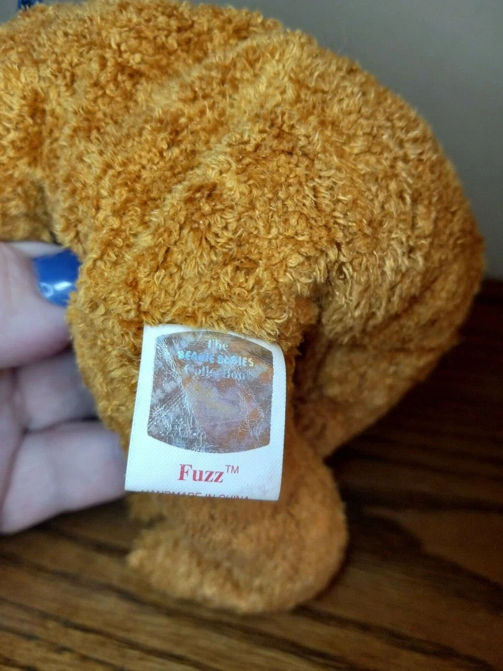 1999 Fuzz the Bear - Ty Beanie Baby, Retired with Errors. - Image 4 of 4