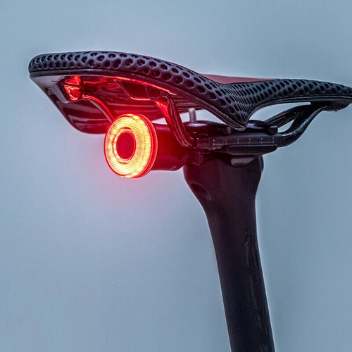 RockBros Fanale Posteriore Freno Intelligente per Bici Bicicletta, Ricarica USB - Foto 1 di 12
