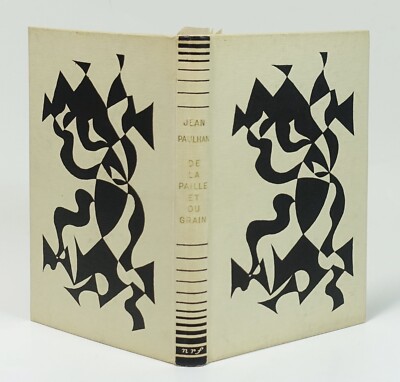 PAULHAN Jean ''De la paille et du grain'' Nrf, 1948. EO. Prassinos Kartonage