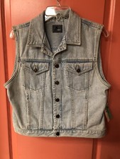 Nos* Liz Wear Petite Jean Jacket Size Medium New With Tags