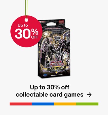 Up to 30% off collectable card games