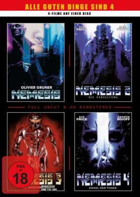NEMESIS - DIE KOMPLETTE SAGA - TEIL 1 2 3 4 UNCUT & REMASTERED DVD Edition