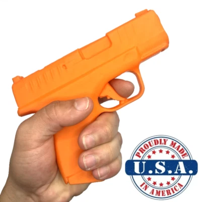 GLOCK Springfield Hellcat Compatible Orange Training Gun 1:1 Size Prop Realistic SAFE