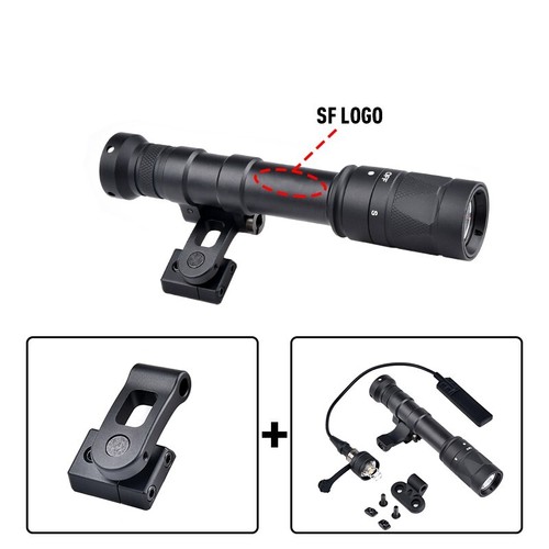 Tactical M340&M640 Torcia Arma con Supporto Base per Illuminazione Casco VELOCE - Foto 20 di 20