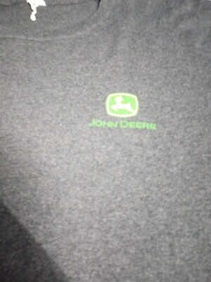 John Deere This Is My Office Short Sleeve Gray T-Shirt Size X-Large