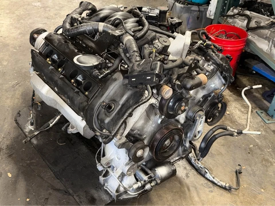 2004 2005 JAGUAR XJ XJ8 XJ8L VANDEN PLAS V8 4.2L MOTOR ENGINE OEM 80K Miles - Image 3 of 4