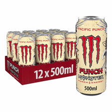 Monster Energy Pacific Punch Energy & Fitness Drink Energy Drink 12 x 500ml Cans