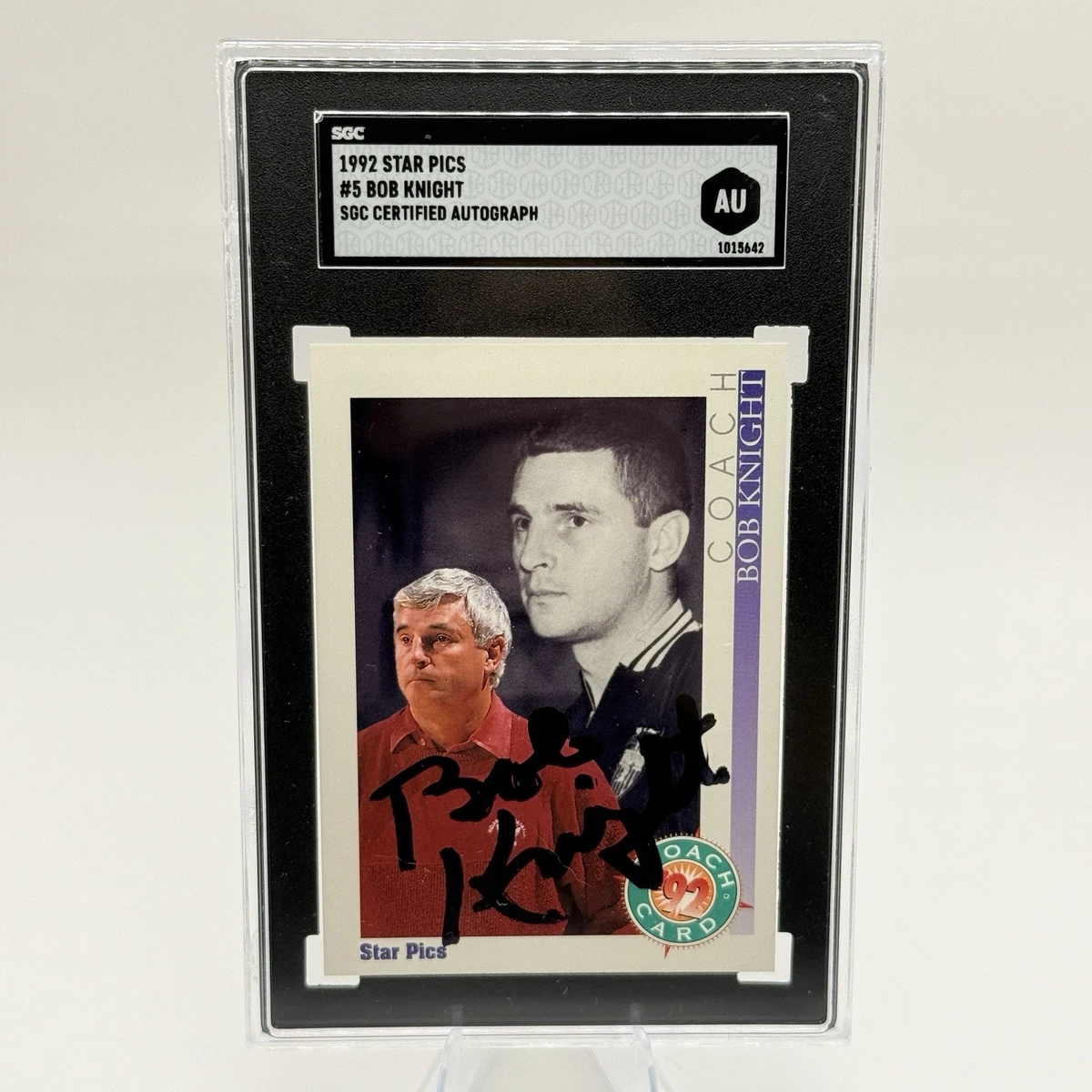その他 UD Bob Knight auto 25 auto Bob Knight NCAA Autographed Items products for sale | eBay