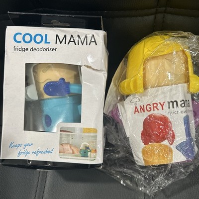 Angry Mama Microwave Cleaner & Fridge Odor Eliminator (Set of 2)
