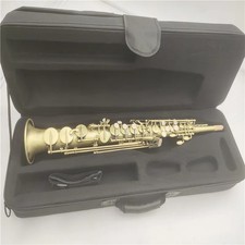 Brand New Saxophone Soprano Bb Retro sax Antique copper Musical instrument