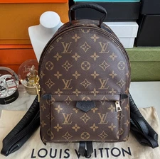 Louis Vuitton Monogram Classic Blackpack Medium Amost brand NEW Chip Version