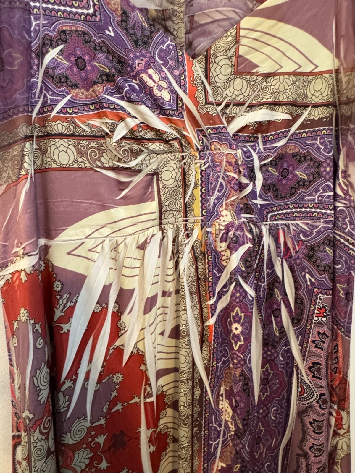 Cato Womens Multicolor Patchwork Print Dress With… - image 3