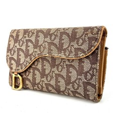Christian Dior Trotter Canvas portafoglio lungo sella TR0082