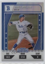 2021 Panini Elite Extra Edition College Tickets Optic Holo Matt McLain 0y5l