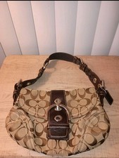 Vintage Coach Soho Bag Signature Jacquard Shoulder Bag G06Q-6171 Y2K