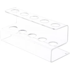 Plymor Clear Acrylic Flatware Display Stand, 3.25" H x 7" W x 3" D