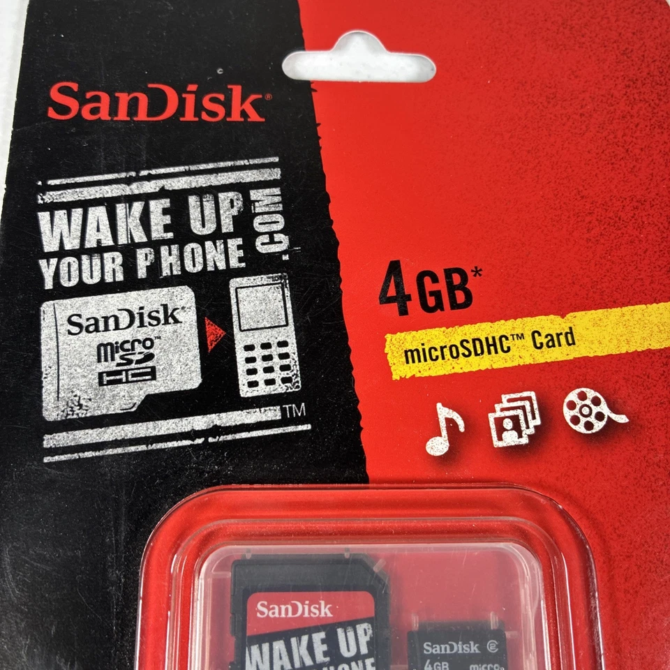 SanDisk 4GB micro SDHC  Memory Card  New Sealed - Image 3 of 4