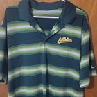 Nike Golf Tour Performance Dri-FIT Regular Fit Blue/Green Striped Logo Polo l — photo 1