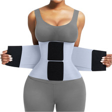 Waist Trainer Belt Waist Cincher Trimmer Ab Belt Tummy Control Body Shaper - L