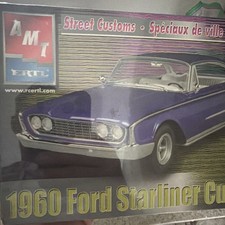 Amt Ertl 1960 Ford Starliner Custom Model Car Kit 31896-1hd Sealed 125