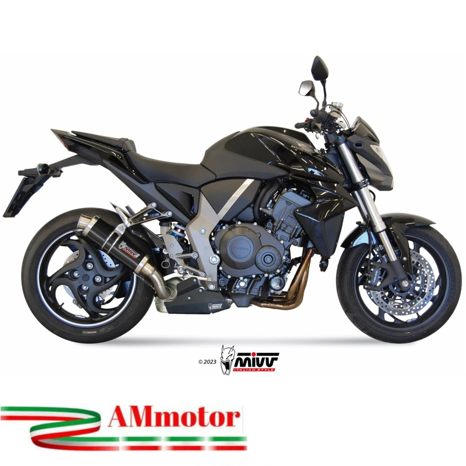 Mivv Honda CB 1000 R 2013 Pot D' Echappement Moto Gp Black - Photo 1/3