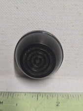 Cap Or Knob. Brown Plastic. 1.25" With .5" Opening