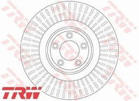 2X Bremsscheibe TRW DF6146S 2 Bremsscheiben Vorderachse Vorne FüR Jaguar