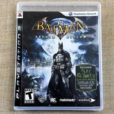 Batman Arkham Asylum (PS3, CIB, Tested, Play As Joker Exclusive Challenge Maps)
