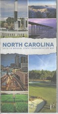 2013-14 NORTH CAROLINA Official State Transportation Map, Travel Roadmap