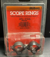 Millett 1 Inch Scope Rings Turn In Style Medium SR00702 leupold mounting type