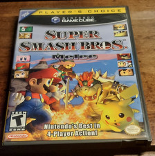 Super Smash Bros. Melee Player's Choice Nintendo GameCube 2001 T NTSC w/ Manuel
