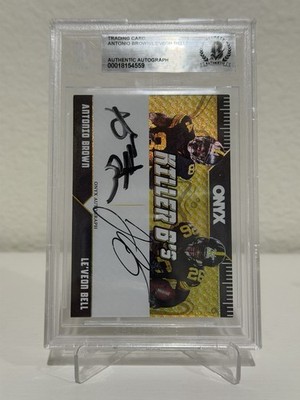 2025 Onyx Killer B's ANTONIO BROWN / LE'VEON BELL Dual Auto