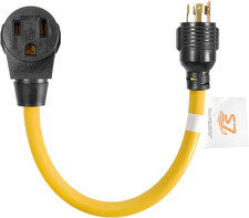Nema L14-30P to 6-50R Generator Power Cord Welder Adapter 3 Wire 125/250V 10AWG