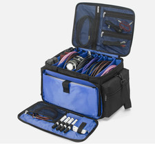 AKOZLIN Cable File Bag DJ Gig Bag Cord Organizer Case with Detachable Divider...